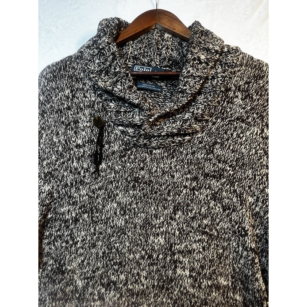 Vintage Ralph Lauren Mens LT‎ Large Tall Pullover Sweater Brown Long Sleeve VTG